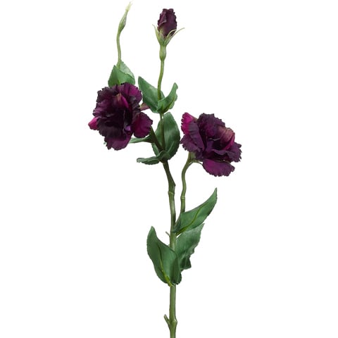25" Silk Lisianthus Flower Spray -2 Tone Violet (pack of 12) - FSL316-VI/TT