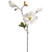 31" Magnolia Silk Flower Stem -White (pack of 12) - FSM204-WH