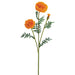 24.5" Marigold Silk Flower Stem -Orange (pack of 12) - FSM518-OR