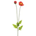31" Poppy Silk Flower Stem -Flame (pack of 12) - FSP277-FL