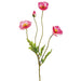23.5" Silk Poppy Flower Spray -Pink (pack of 12) - FSP304-PK