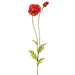 42.5" Silk Poppy Flower Spray -Flame (pack of 12) - FSP310-FL