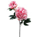 19.5" Silk Peony Flower Spray -Pink (pack of 12) - FSP705-PK