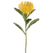 26" Silk Open Needle Protea Flower Spray -Yellow (pack of 12) - FSP752-YE