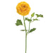 19" Ranunculus Silk Flower Stem -Yellow (pack of 12) - FSR167-YE