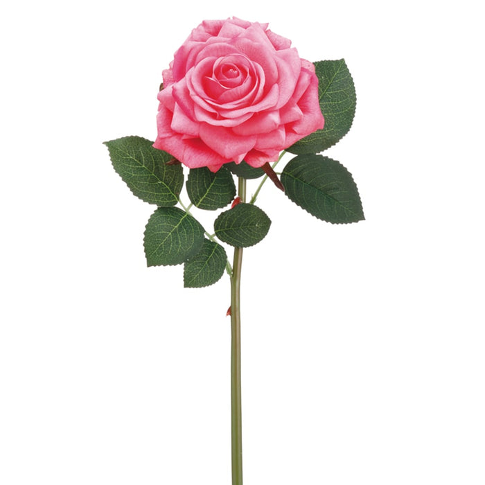12" Silk Real Touch Rose Flower Spray -Salmon (pack of 24) - FSR412-SA