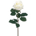20" Silk Real Touch Rose Flower Spray -White (pack of 12) - FSR421-WH