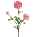 27" Silk Ranunculus Flower Spray -2 Tone Lilac (pack of 12) - FSR502-LL/TT