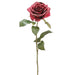 21.5" Silk Rose Flower Spray -Burgundy (pack of 12) - FSR729-BU