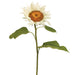 25" Silk Sunflower Spray -White (pack of 12) - FSS145-WH