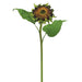 28" Silk Sunflower Flower Spray -Brown (pack of 12) - FSS466-BR