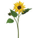 20" Silk Sunflower Flower Spray -Yellow (pack of 12) - FSS468-YE