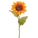 24" Silk Sunflower Spray -Yellow (pack of 12) - FSS803-YE