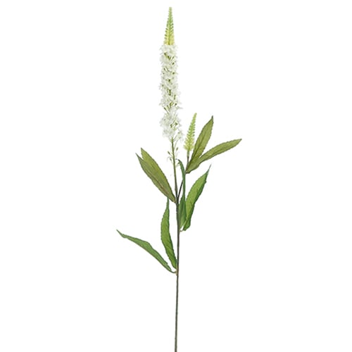 30" Silk Veronica Flower Spray -White (pack of 24) - FSV030-WH