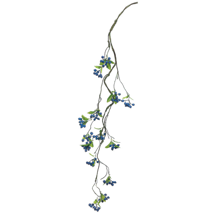 42" Artificial Hanging Berry Vine Spray -Blue/Gray (pack of 12) - FVB711-BL/GY