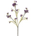 27" Silk Waxflower Flower Spray -Purple (pack of 12) - GSW121-PU