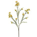 27" Silk Waxflower Flower Spray -Yellow (pack of 12) - GSW121-YE