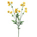 27.5" Silk Baby Cosmos Flower Spray -Yellow (pack of 12) - GTC897-YE