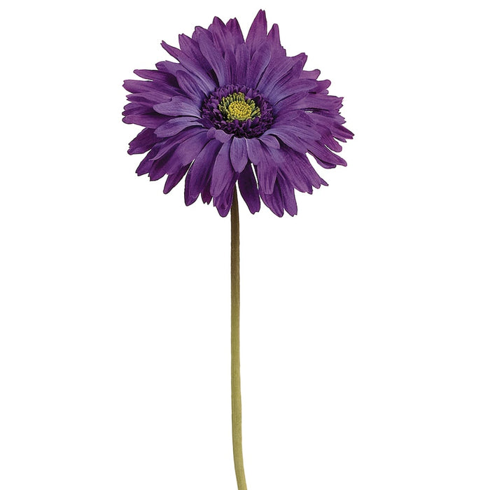 29" Silk Gerbera Daisy Flower Spray -Purple (pack of 12) - GTD547-PU