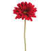 21.5" Silk Medium Gerbera Daisy Flower Spray -Red (pack of 12) - GTD572-RE