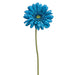 21.5" Silk Medium Gerbera Daisy Flower Spray -Dark Turquoise (pack of 12) - GTD572-TQ/DK