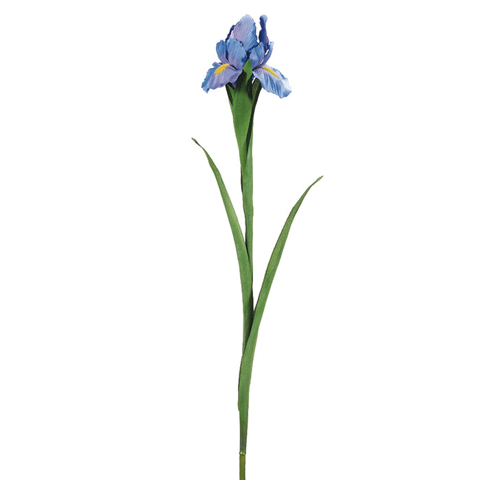 28" Silk Iris Flower Spray -Lavender/Blue (pack of 12) - GTI901-LV/BL