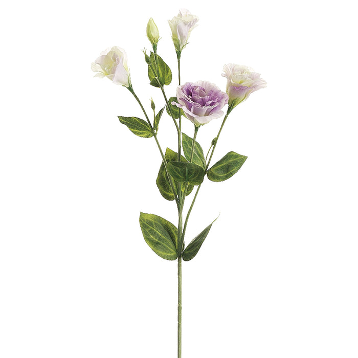 30" Silk Lisianthus Flower Spray -2 Tone Lavender (pack of 12) - GTL505-LV/TT