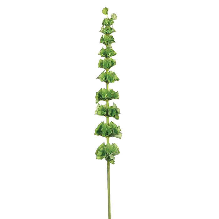36" Silk Bells Of Ireland Flower Spray -Green (pack of 12) - GTM779-GR