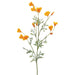 26" Silk Mini California Poppy Flower Spray -Yellow (pack of 12) - GTP020-YE