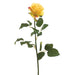 27.5" Silk Confetti Large Rose Flower Spray -Yellow (pack of 12) - GTR456-YE