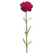 21.5" Handwrapped Carnation Silk Flower Stem -Fuchsia (pack of 24) - HSC513-FU