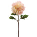 25.5" Handwrapped Silk Dinner Plate Dahlia Flower Spray -Pink/Cream (pack of 12) - HSD618-PK/CR