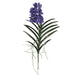 28" Handwrapped Silk Vanda Orchid Flower Spray -Purple/Lavender (pack of 4) - HSO531-PU/LV
