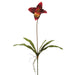23" Handwrapped Silk Lady's Slipper Orchid Flower Spray -Fuchsia (pack of 12) - HSO736-FU