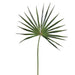 28" Silk Fan Palm Leaf Stem -Green (pack of 12) - HSP124-GR