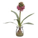 12" Hyacinth w/Bulb Silk Flower Arrangement -Cerise (pack of 12) - LFH035-CE