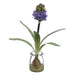 12" Hyacinth w/Bulb Silk Flower Arrangement -Lavender (pack of 12) - LFH035-LV