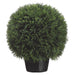 1'8" Cedar Ball-Shaped Artificial Topiary Tree w/Pot Indoor/Outdoor - LPC823-GR