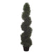 4' Rosemary Spiral Artificial Topiary Tree w/Pot Indoor/Outdoor (pack of 2) - LPR484-GR