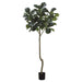 7' Fiddle Leaf Fig Silk Tree w/Pot - LZF156-GR