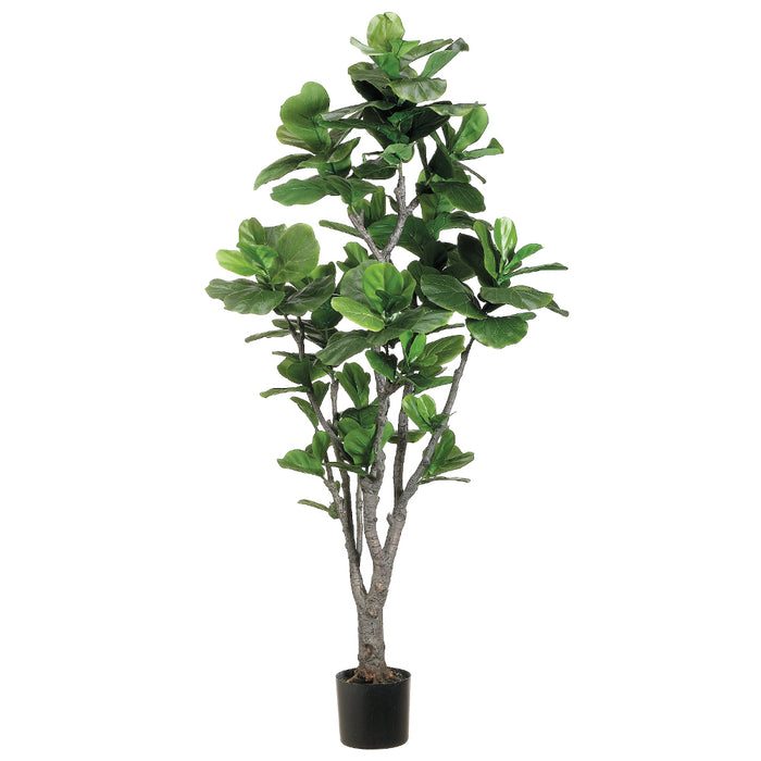 6' Fiddle Leaf Fig Silk Tree w/Pot - LZF706-GR
