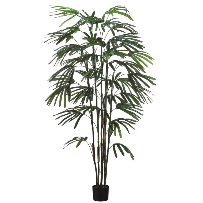 6' Rhapis Silk Tropical Palm Tree w/Pot - LZR136-GR
