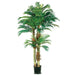 6' Triple Trunk Phoenix Silk Palm Tree w/Pot - LZX801-GR