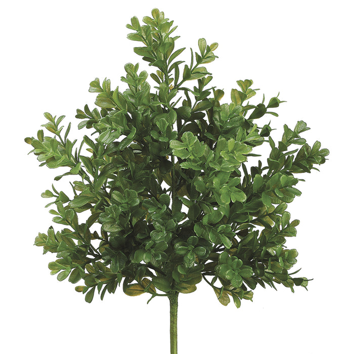 15" Boxwood Artificial Plant -Green (pack of 8) - PBB423-GR