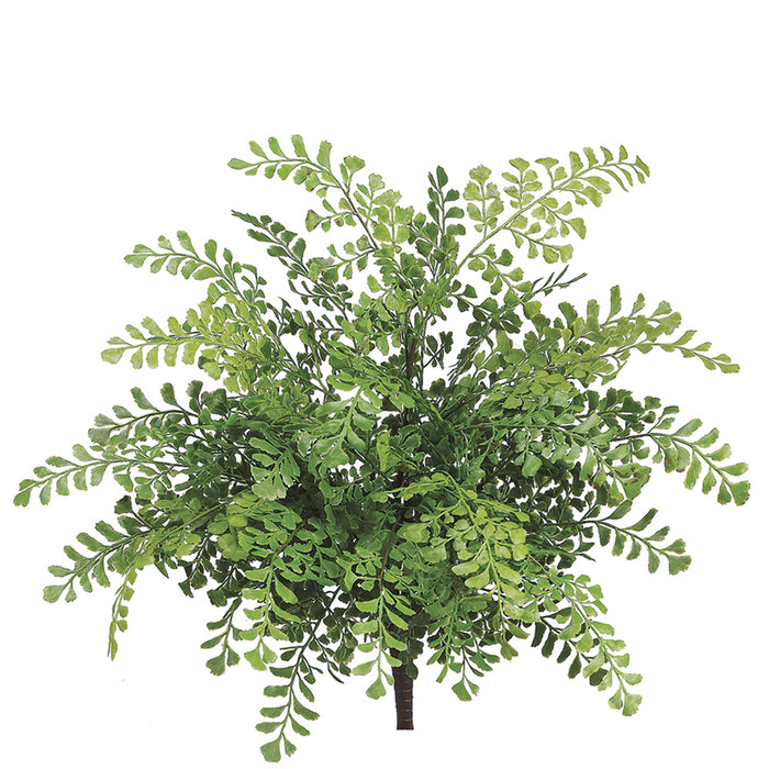 19" UV-Resistant Outdoor Artificial Maidenhair Fern Plant -Green (pack of 12) - PBF419-GR