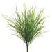 18" Wild Willow Grass Silk Plant -204 Leaves -Dark Green (pack of 24) - PBG204-GR/DK