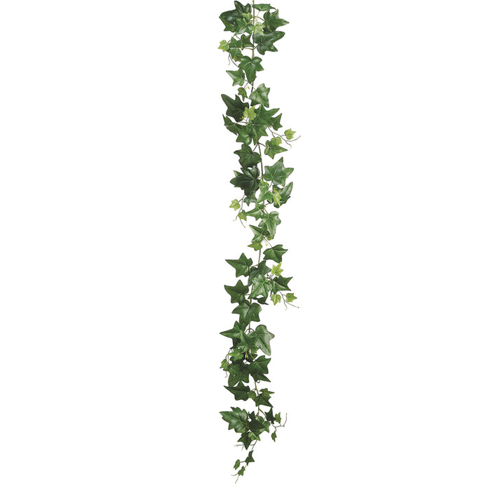 5' UV-Resistant Outdoor Artificial Ivy Garland -Green (pack of 6) - PGE501-GR
