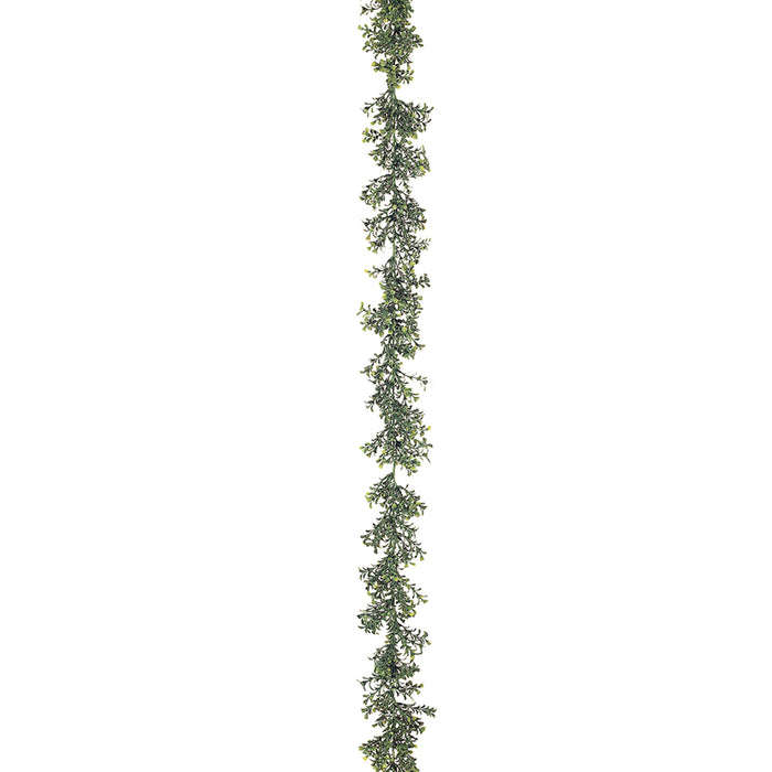 6' Boxwood Artificial Garland -2 Tone Green (pack of 12) - PGP011-GR/TT