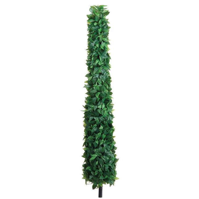 4'6" Laurel Leaf Cone-Shaped Artificial Topiary Stem -Green (pack of 2) - PRL162-GR