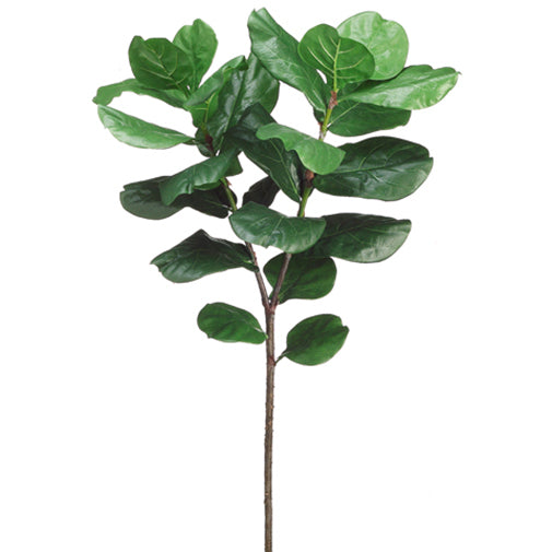 57" Silk Fiddle Leaf Fig Stem -Green (pack of 4) - PSF240-GR